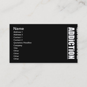 13770 Techno-Typ Musik Sucht Motto Präferenz Visitenkarte