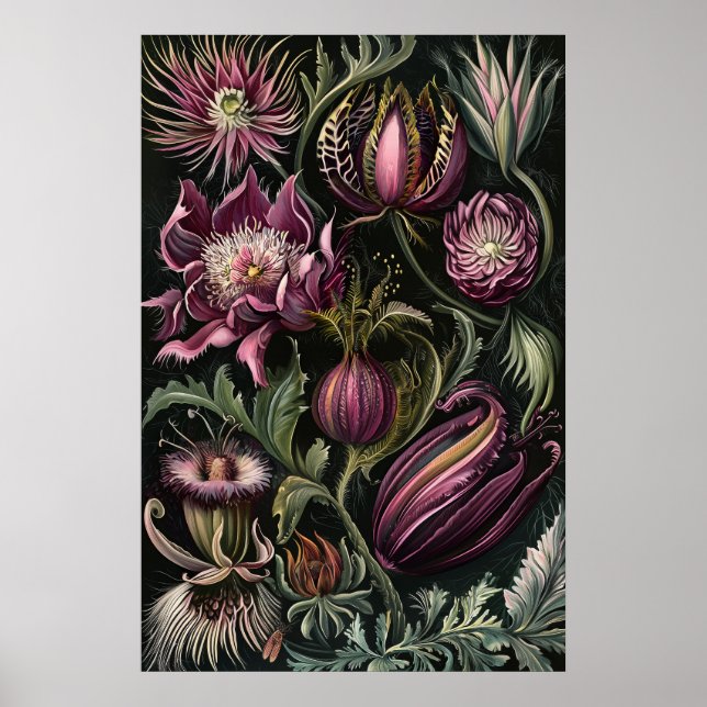 1378 Floral Poster (Vorne)