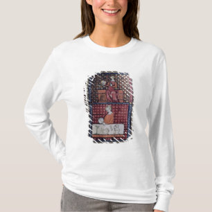 137-0011409/1 setzte Frau mit einer Taube und T-Shirt
