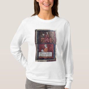 137-0011409/1 setzte Frau mit einer Taube und T-Shirt