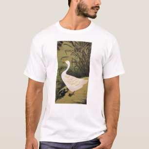 13. 芦 鵞 図, 若 Reed & Goose, Jakuchū, Japan Art Art T-Shirt
