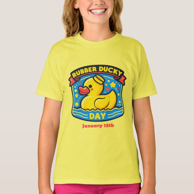 13.01. - Gummi Ducky Day T-Shirt (Vorderseite)