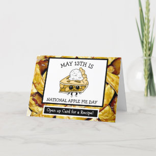 13.05.2010 ist ein nationales Apple Pie Day Rezept Karte