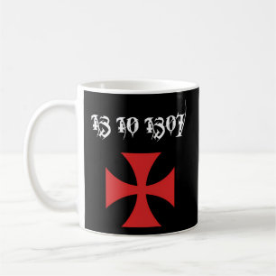 13 07 1307 Tempelritter Templar Kaffeetasse