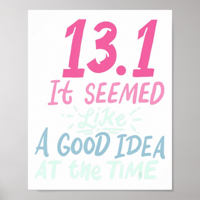 13.1 Der Halbmarathon schien zum Zeitpunkt der Qu- Poster (Vorne)