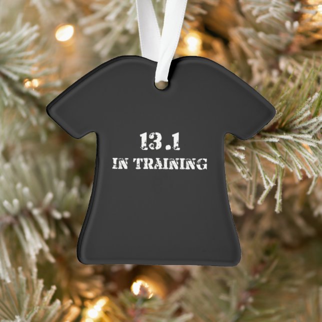 13,1 im Training Halbmarathon Lauf - Joggen Ornament (Baum)