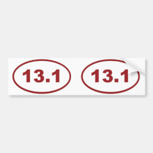 13,1 Maronen rot Autoaufkleber