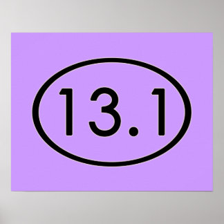 13,1 Miles Poster