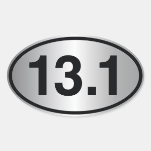 13.1 OVALER AUFKLEBER