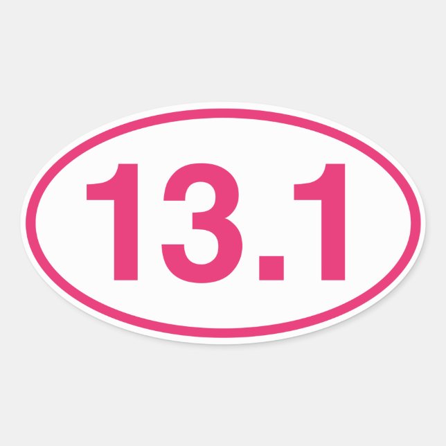13.1 OVALER AUFKLEBER (Vorderseite)