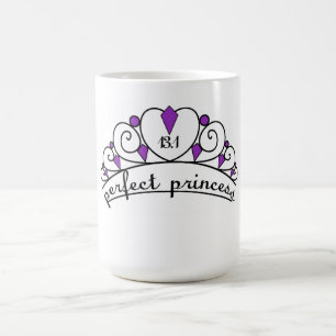 13,1 Perfekte Prinzessin (lila) Kaffeetasse