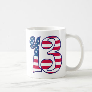 13 Alter USA Tasse