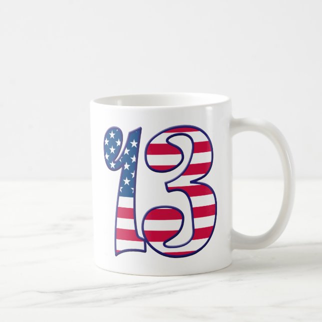 13 Alter USA Tasse (Rechts)