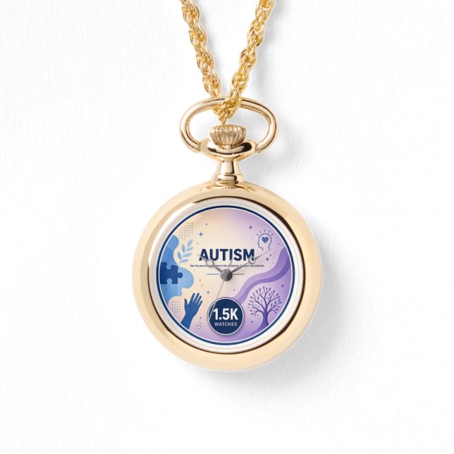 #13 Autismus Armbanduhr (Vorderseite)