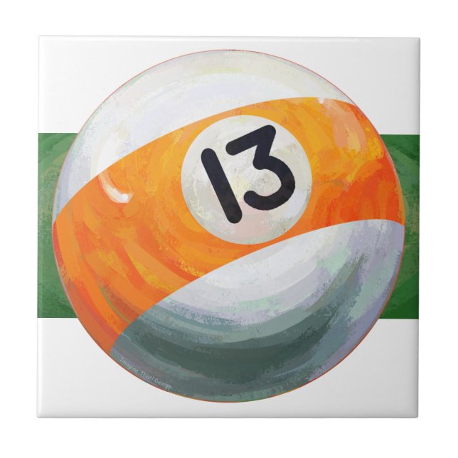 13 Ball Fliese (Vorderseite)