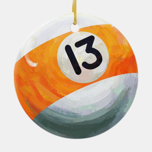 13 Ball Keramikornament (Hinten)