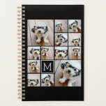 13 Collage Monogramm schwarz - Farbe bearbeiten Planer<br><div class="desc">Ein Design mit einem einfachen Hintergrund. Nutzen Sie bis zu dreizehn quadratische Fotos, um ein einzigartiges und persönliches Geschenk zu kreieren. Wenn Sie die Bilder anpassen müssen, klicken Sie auf das Werkzeug anpassen, um Änderungen vorzunehmen.</div>