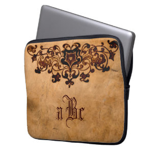 ・ 13" ・ Elegantes Monogram Electronics Sleeve