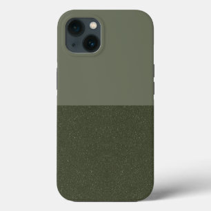 13 Fall mit zwei Tonen Moos Green iPhone - benutze Hülle