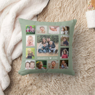 13 Familienfoto-Collage Erstellen Sie Ihre eigene Kissen