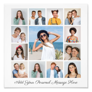 13 Foto Collage Hinzufügen eines Grußwortes Foto E