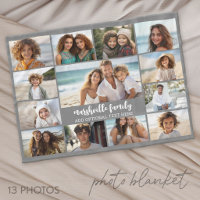 13-Foto-Collage mit Text in der Mitte