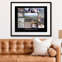 13 FotoCollage Optionaler Text — KANN Schwarz bear