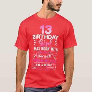 13. Geburtstag 13 Jahre Mädchen Funny nager Geburt T-Shirt