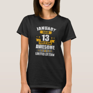 13. Geburtstag 13 Jahre Phantastisch seit 2. Janua T-Shirt