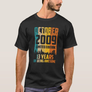 13. Geburtstag 13 Jahre Phantastisch seit Oktober T-Shirt