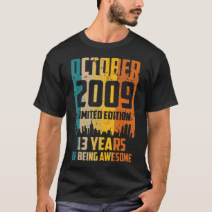 13. Geburtstag 13 Jahre Phantastisch seit Oktober  T-Shirt