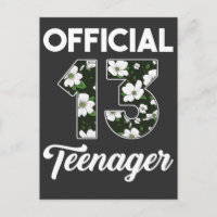 13. Geburtstag 2008 Blume Offizieller Teenager