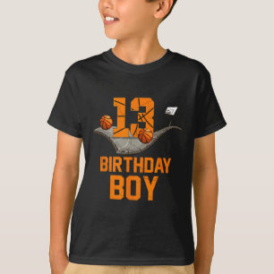 13. Geburtstag Basketball Jersey 13 Jahre alter Bo T-Shirt