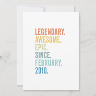 13. Geburtstag Boy Legendary Epic Phantastisch sei Einladung