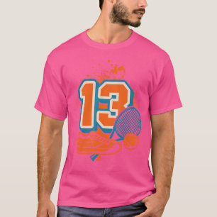 13. Geburtstag Boy Tennis Tennis 13 Jahre Ol T-Shirt