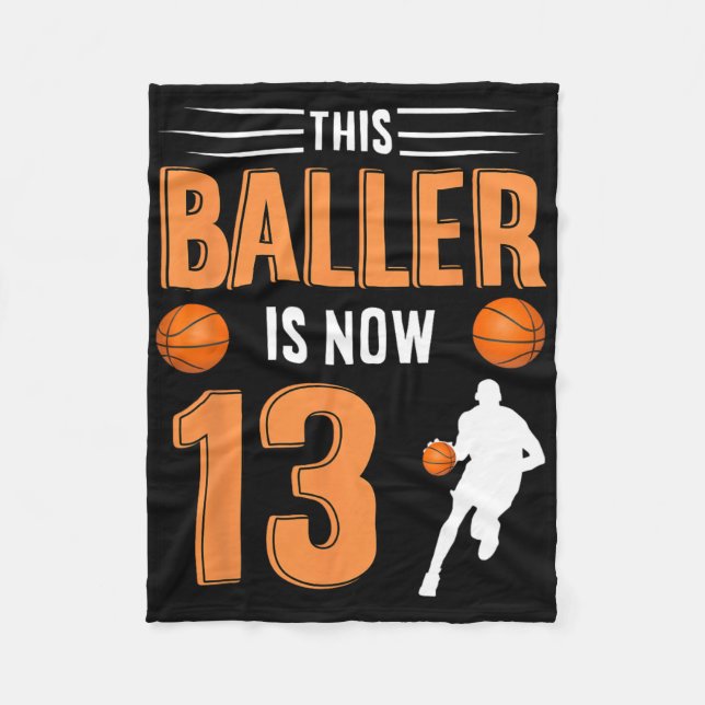 13. Geburtstag Bysketbyll - Dieser Blogger ist jet Fleecedecke (Vorderseite)