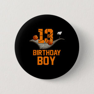13. Geburtstag Bysketbyll Jersey 13 Jahre alter Ju Button