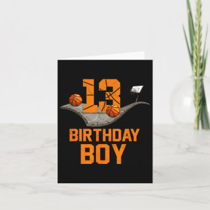 13. Geburtstag Bysketbyll Jersey 13 Jahre alter Ju Karte