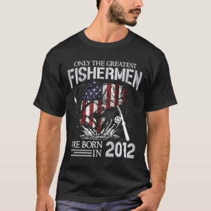 13. Geburtstag Fischer USA-Flagge 13 Jahre alter F T-Shirt