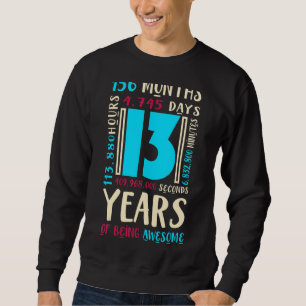 13. Geburtstag für Kinder im Alter von 13 Jahren J Sweatshirt
