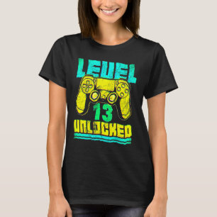 13. Geburtstag I Stufe 13 Entsperrter I Offizielle T-Shirt