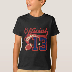 13. Geburtstag Junge offizieller Teenager 13 Jahre T-Shirt