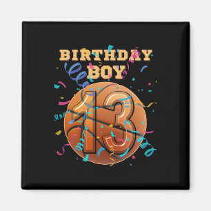 13. Geburtstag Junge Teenager 13 Jahre alte Sketll Magnet
