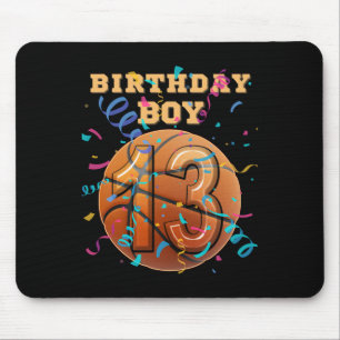 13. Geburtstag Junge Teenager 13 Jahre alte Sketll Mousepad