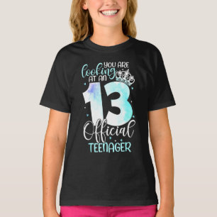 13. Geburtstag Mädchen Süß Offiziell Teenager Gebu T-Shirt