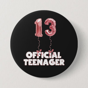 13. Geburtstag Offizieller Teenager-Aussichtsberg  Button