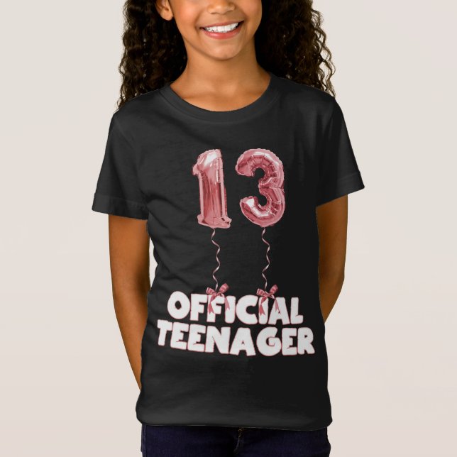 13. Geburtstag Offizieller Teenager-Aussichtsberg  T-Shirt (Vorderseite)