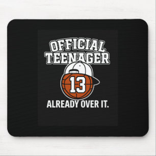 13. Geburtstag Offizieller Teenager Lustiger Teen Mousepad