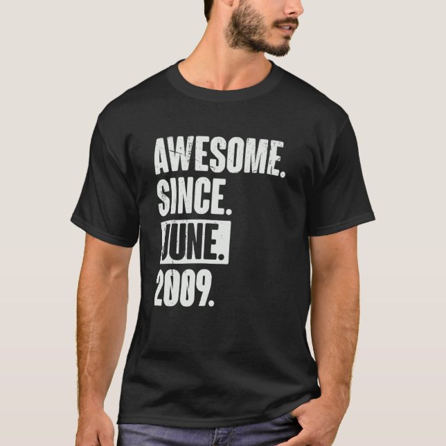 13. Geburtstag Phantastisch seit Juni 200 T-Shirt (Vorderseite)