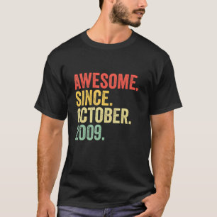 13. Geburtstag Phantastisch seit Oktober 2009 13 J T-Shirt